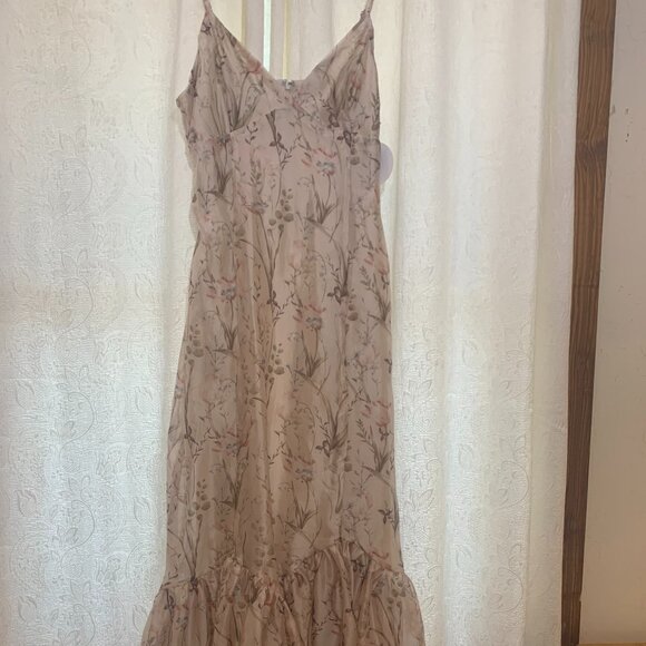 Storia Tulip Fishtail Midi Dress Size L NWT - Picture 8 of 12